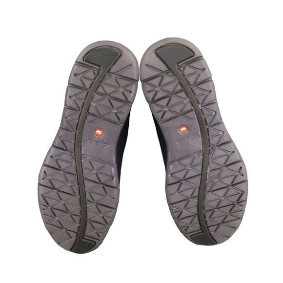 Clarks Shoes Womens 6.5 Oxford Leather Hinton Unstructured Black Comfort Career - Picture 9 of 12